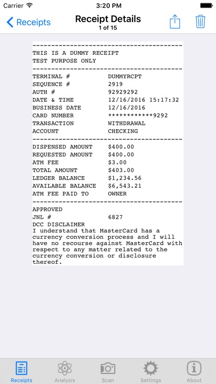 MoniPlus DigitalReceipt