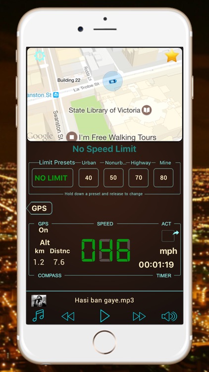 Speedometer Hud Speed Tracker