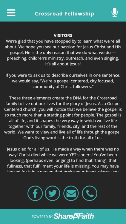 Crossroad Fellowship, Inc.