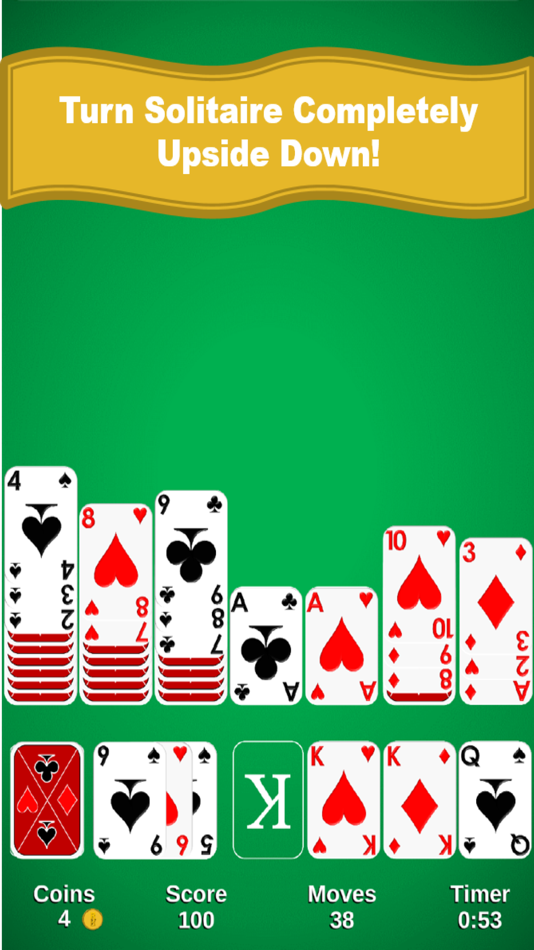 #1. Solitaire Reverse (iOS) Podle: Aaron Keglovits