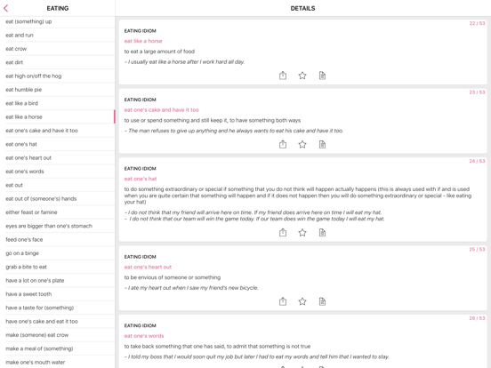 Screenshot #4 pour Food - Business idioms