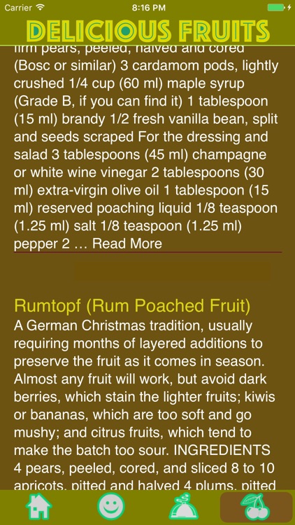 Delicious Fruits Game