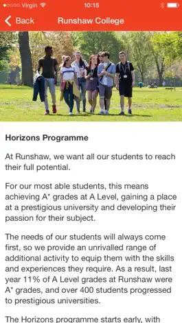 Game screenshot Runshaw School Leavers apk