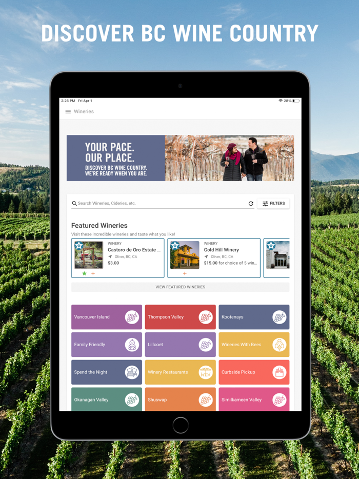 Wines of BC Explorer