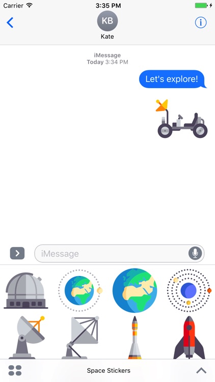 Space Stickers - Astronomy Emoji For Messages