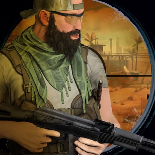 Marksman sniper aiming to kill shot risky iOS App