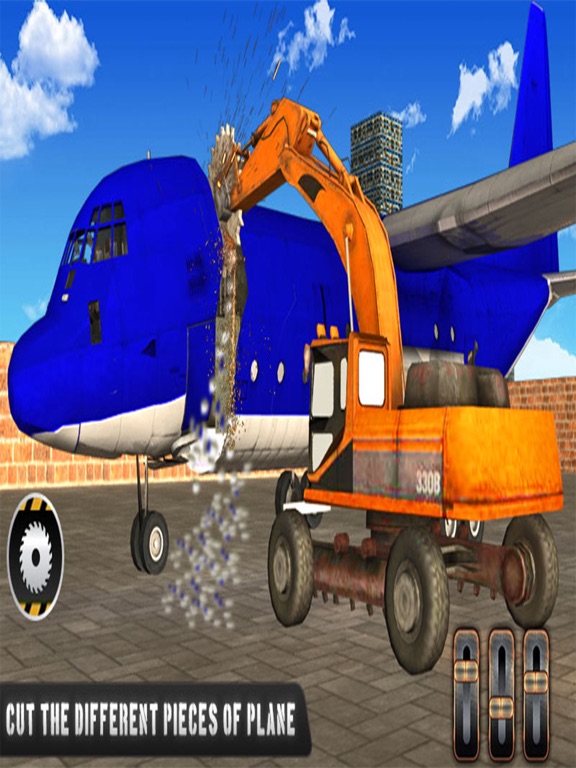 Extreme Plane Demolish Derby Crusher Crane iPad screenshot