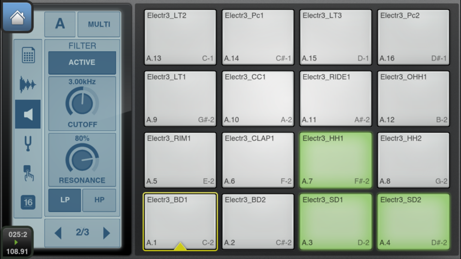#2. BeatMaker 2 (iOS) Με: INTUA