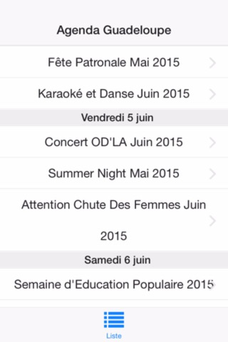 Agenda Guadeloupe screenshot 3