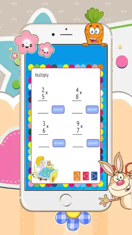 Game screenshot Math Multiplying Multiplication Worksheets 4 Kids mod apk