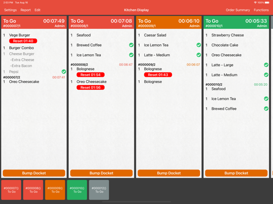 Screenshot #5 pour Mobi POS - Kitchen Display