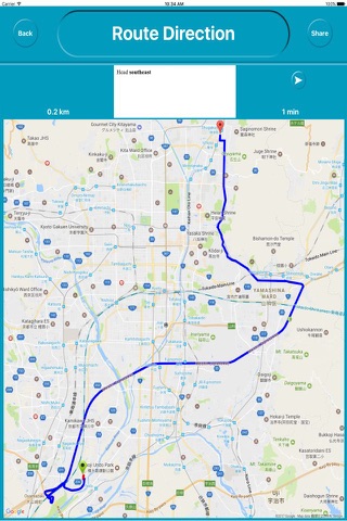 Kyoto Japan Offline City Maps Navigation & Touism screenshot 4