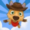 Begin your jumping adventure in a canyon with the friendly Kangaroo