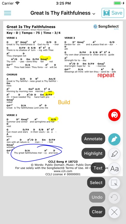 Charts by WorshipTools