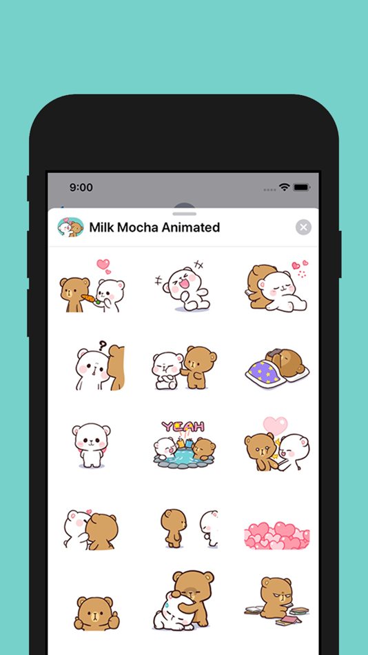 #3. Milk and Mocha Animated (iOS) 由: PT. SEMANGGI KREASI INDONESIA