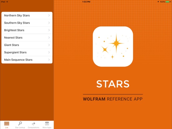 Screenshot #4 pour Wolfram Stars Reference App