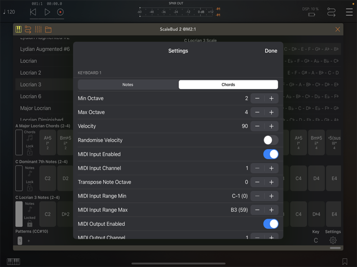 ScaleBud 2 AUv3 MIDI Keyboard