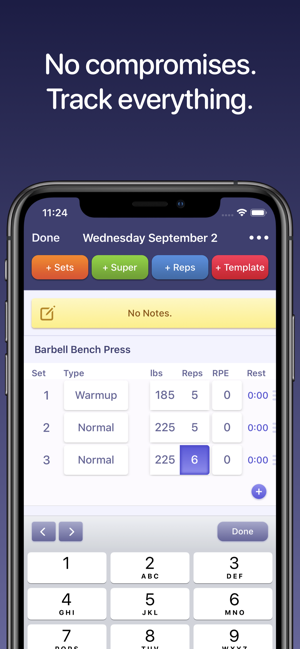 Liftr - Workout Tracker Screenshot