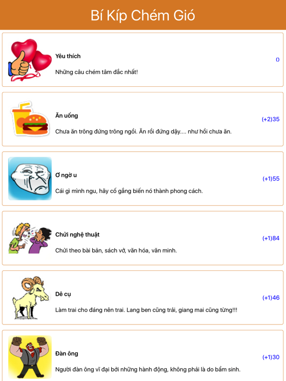 Screenshot #5 pour Bí Kíp Chém Gió - Hài, Vui, Lạ