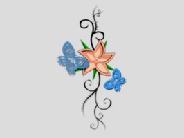Butterflies Three Sticker Pack for iMessage