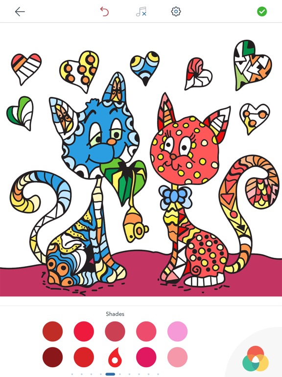 Cat Coloring Pages for Adults screenshot 3