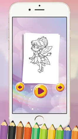 Game screenshot Angels Game Fairy Tale Coloring Book mod apk