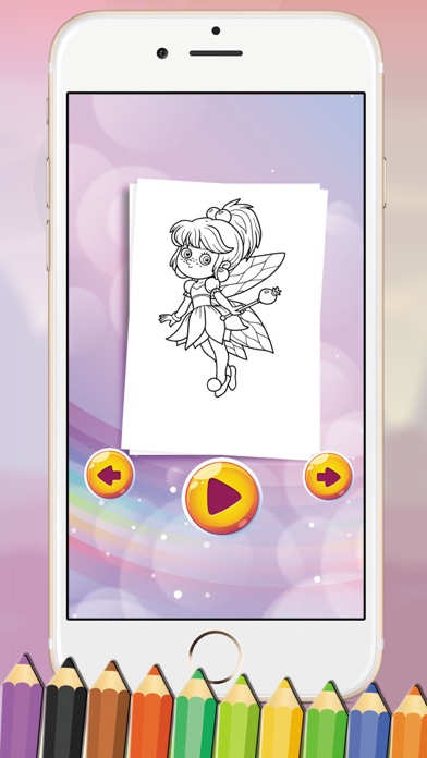 How to cancel & delete Angels Game Fairy Tale Coloring Book from iphone & ipad 1