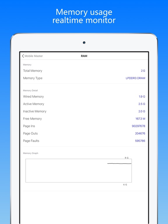 Mobile Master-CPU Master iPad screenshot 4 - Utilities app