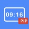 Icon Floating Clock - Desktop time