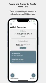 call recorder & transcriber iphone screenshot 2