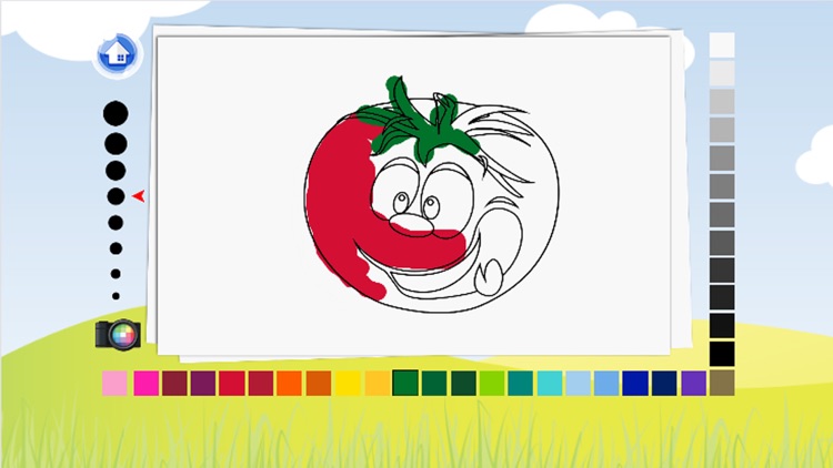 Vegetables and Fruits coloring