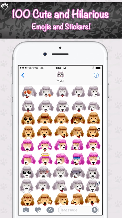 PoodleMoji - Poodle Lovers Emojis and Stickers