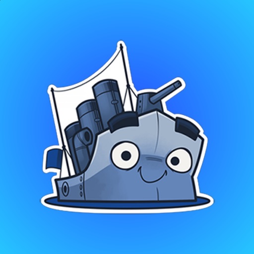 Ship and Captain in the Water Stickers icon