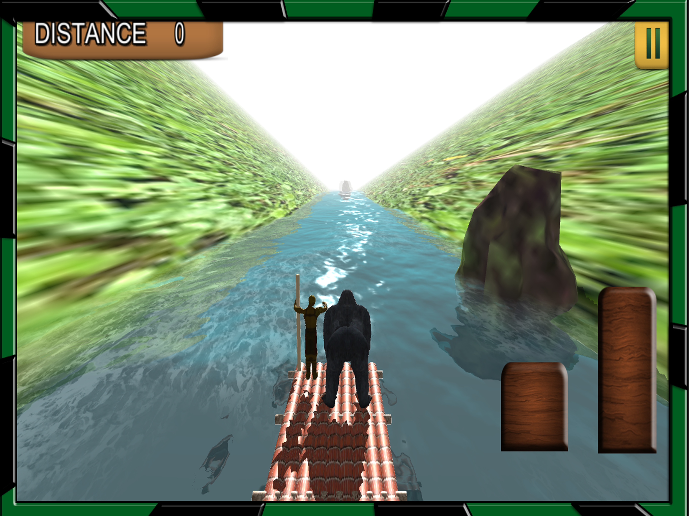 Jungle Animal Transporter on Raft Simulation game screenshot 10