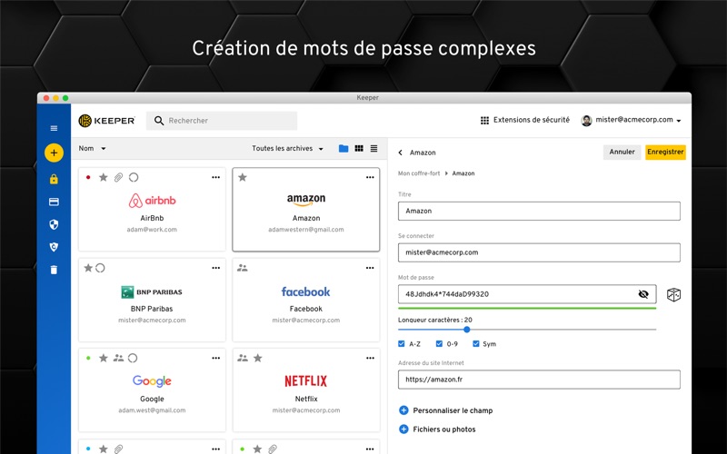 Screenshot #3 pour Keeper Password Manager