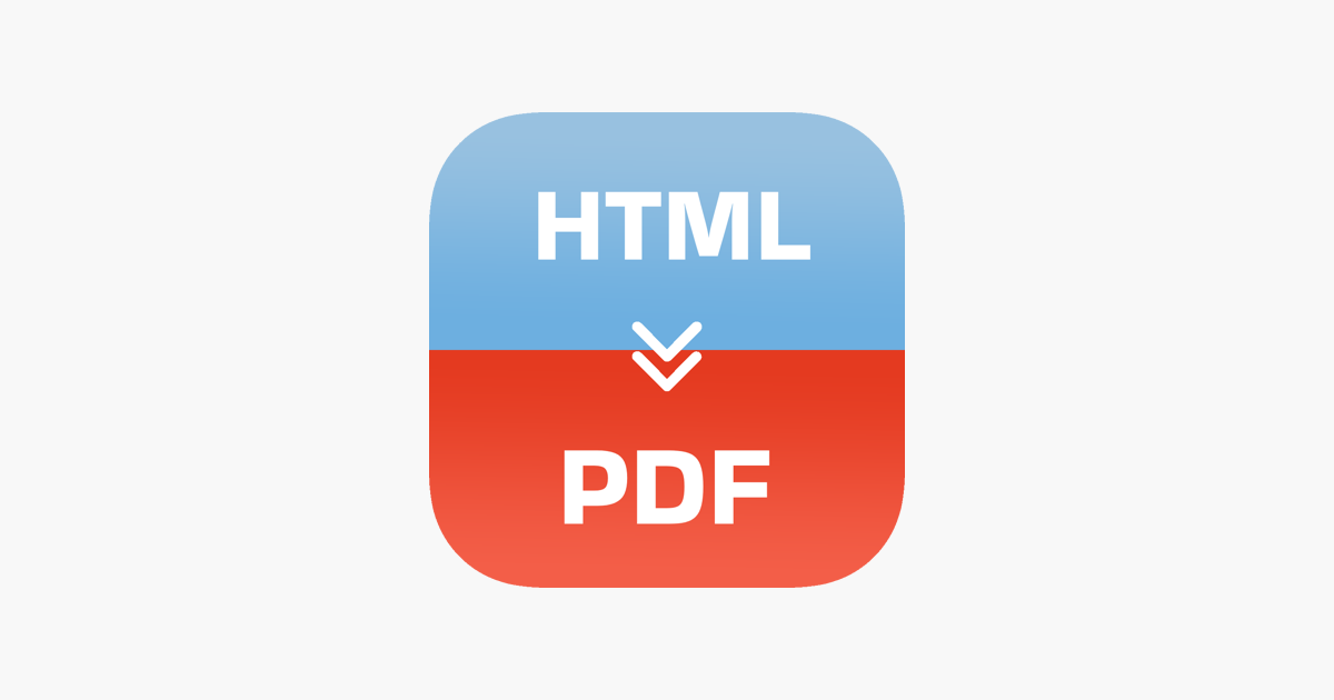 html in pdf iphone