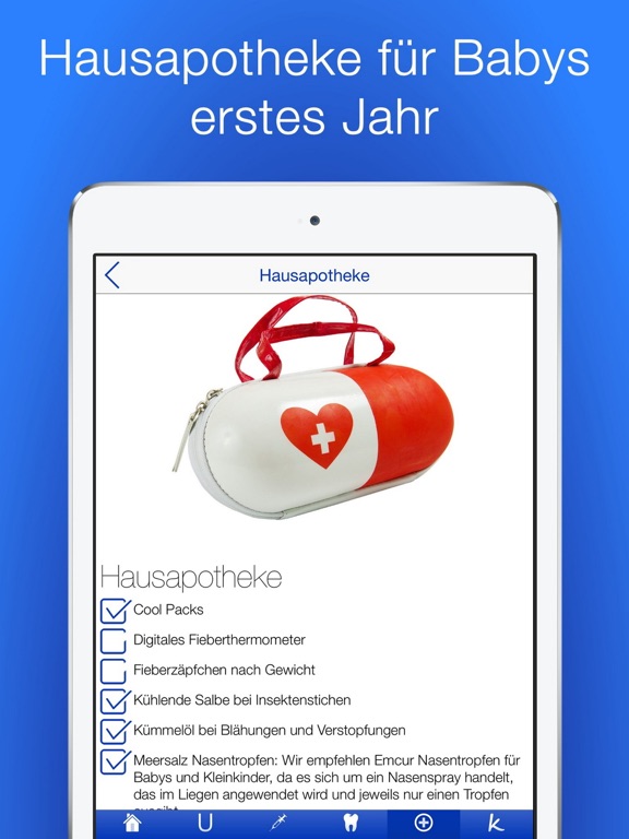 Screenshot #5 pour Babygesundheit Checklisten PRO