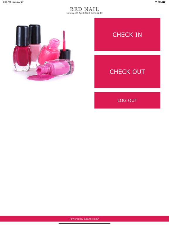 EZCheckedIn iPad screenshot 3 - Business app
