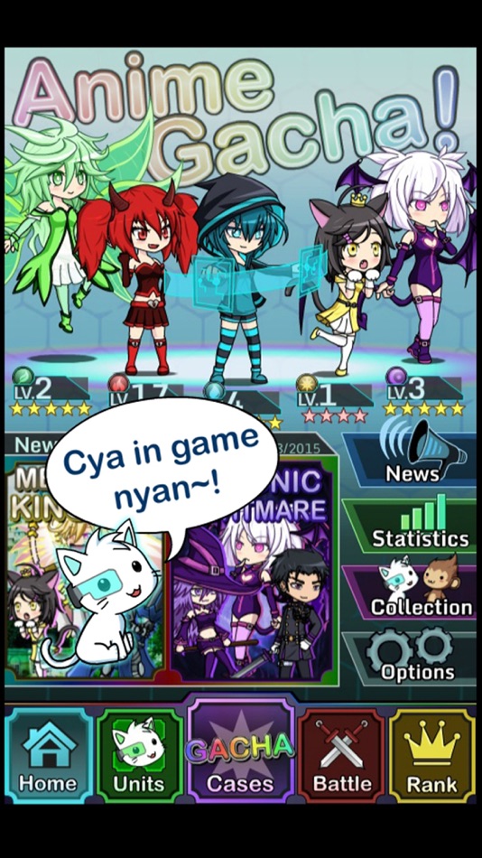 #5. Anime Gacha! (Simulator & RPG) (iOS) 由: Lunime Inc.