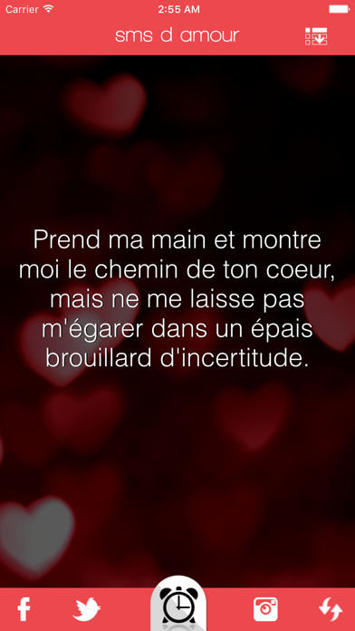 Screenshot #3 pour sms d amour