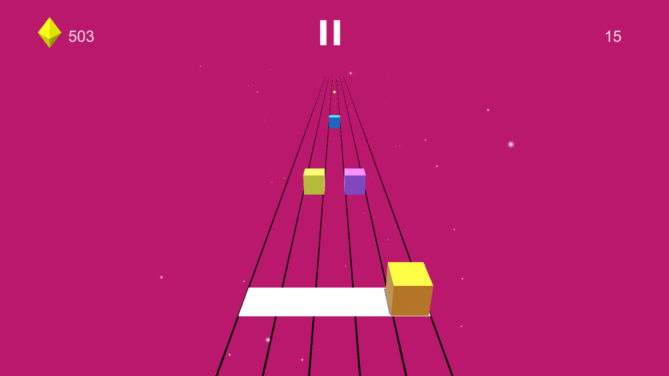 Roll The Cube:Go to the end
