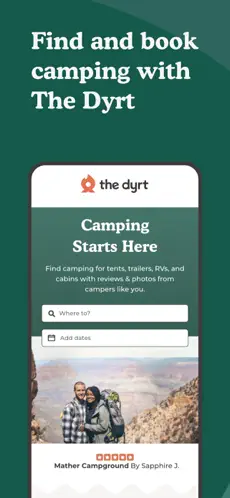 The Dyrt: Tent & RV Camping