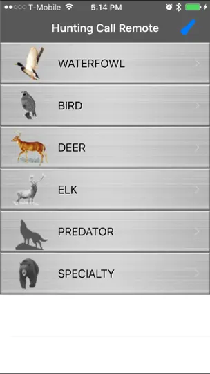 Captura de pantalla de Hunting Call Remote en iPhone 2