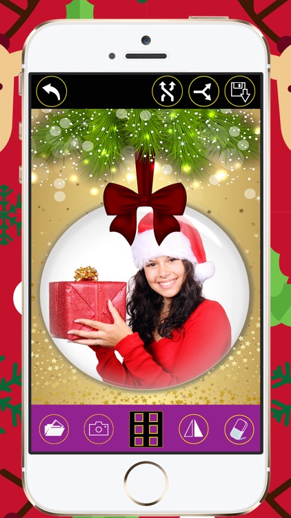 White Christmas Season Photo Frames