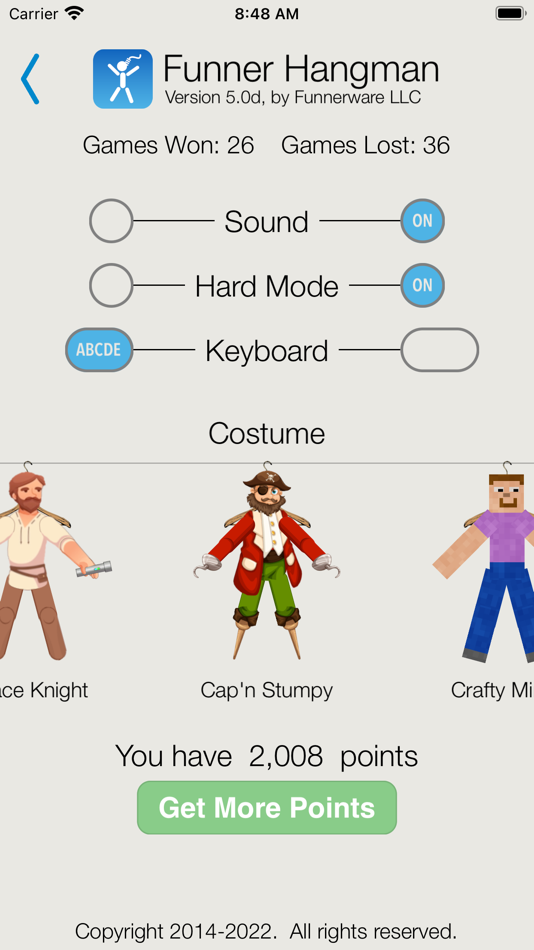 #4. Hangman∙ (iOS) 来自: Funnerware