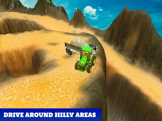 Off-road Tractor Driving Sim3D iPad screenshot