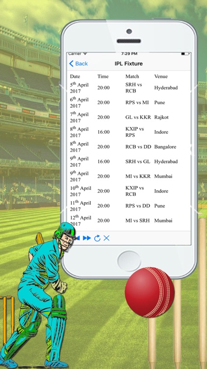 Live IPL T20 2017 Schedule  Teams & IPL Live Score screenshot-3