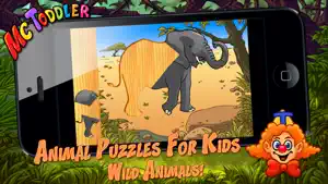 Free Wild Animal Puzzles for Kids and Toddlers screenshot #4 for iPhone