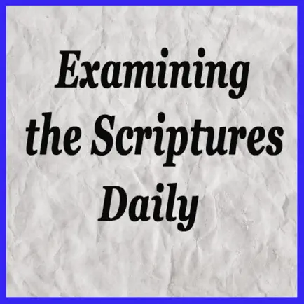 Examining the Scriptures Cheats