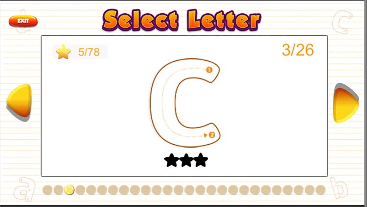 Santa Claus abc Small Alphabets Tracing Learning